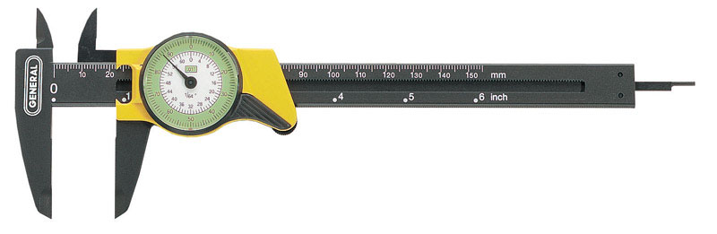 Step and Depth Measurement Outside Chicago Brand 50005 8-Inch Premium Dial Caliper with Inside 